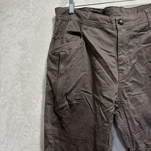 Speed & Strength Pants Men's Size 38x30 Green Double Knee Motorcycle Riding Bike - Picture 2 of 16